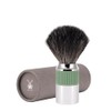 MÜHLE NEO Shaving Brush, chrome-plated and Rubber Grip Handle, sage