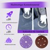 Sandpaper 150 mm 50 Pieces 180 Grit Sanding Discs for