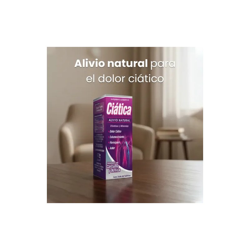 2pack Ciática | Alivio Natural De Dolor Y Nervios |