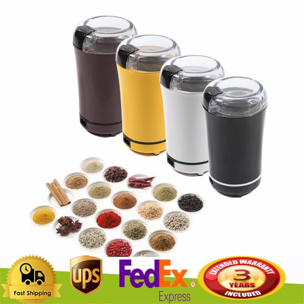 Unbranded Small Electric Coffee Bean Grinder Nut Seed Herb Grind