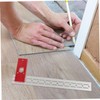 Operitacx Woodworking Tools Cabinet Hardware Ruler Drilling Positioning Ruler Shaped