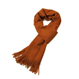 Shanlin Large Size Unisex Imitation Cashmere Winter Scarves for Men and Women (Caramel)
