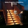 12 Pack Solar Powered Stair Lights Outdoor Waterproof Warm White