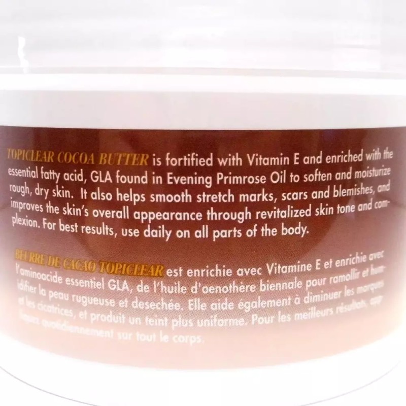 Tropiclear 토피클리어 코코아 버터 크림 18온스 병 Topical Clear Cocoa