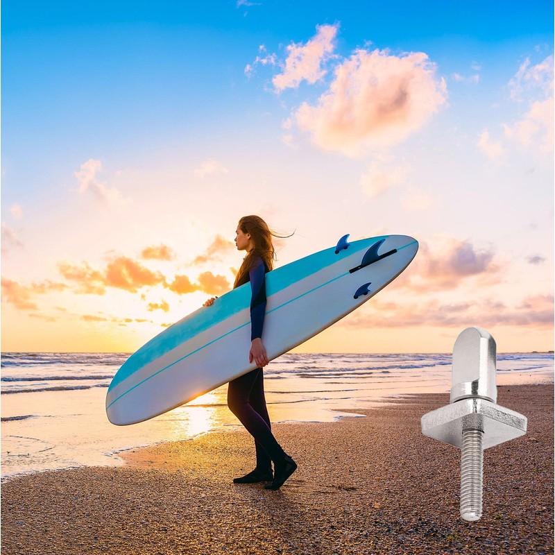 Pack of 4 Longboard Sliding Fin Screw Stainless Steel Fin