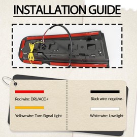 BINQIGOO LED Front Bumper Fog Light Daytime Running Lamp White/Amber Dynamic Sequential Flash Turn Signal Light DRL Compatible with Ford Bronco 2021-2023