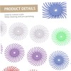 WOONEKY 24pcs Radial Polishing Discs Multi-grit Bristle Buffing Wheels for