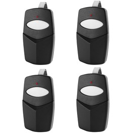 4-Pack DTC for Linear Delta 3 Garage Door Remote 8 DIP Switch Digit Gate Opener Remote Replace DTD DNT00002A DNT00017A DT DTA DT2D gate Control Remote Transmitter with 2 Visor Clip 310 MHz 1-Button