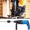 Keyless Drill Chuck 0.8-10mm 3/8-24UNF Quick Change Adapter for SDS