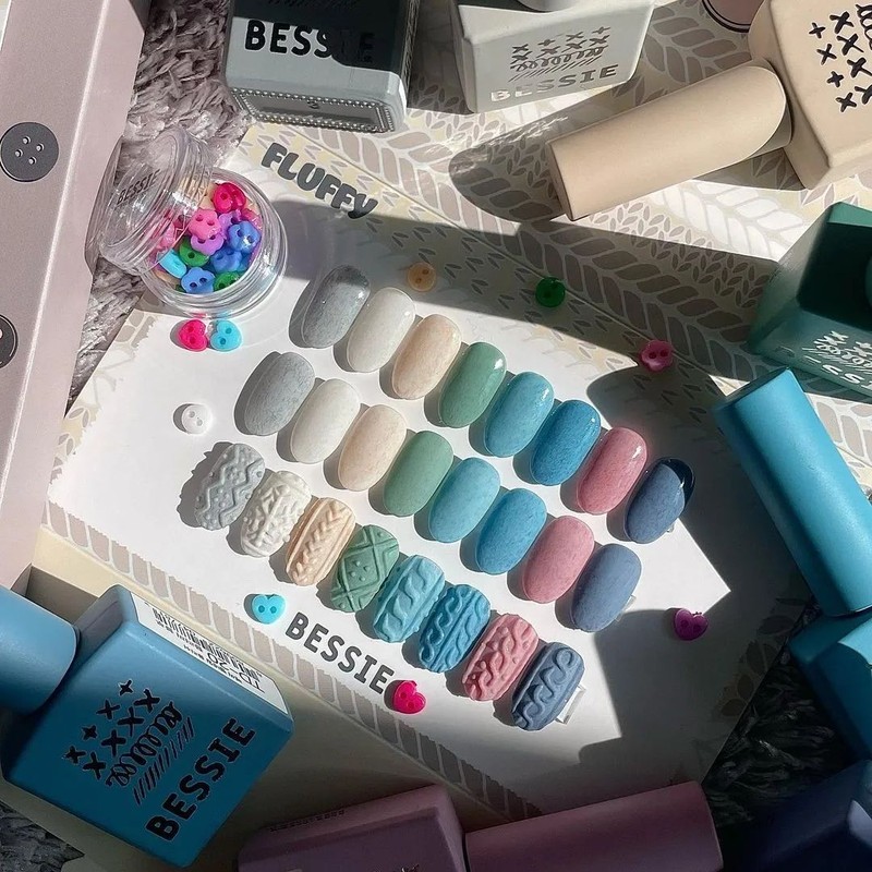 Bessie Fluffy Color Gel 8-piece set / 베씨 플러피 컬러젤