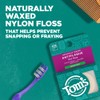 Tom's of Maine Naturally Waxed Antiplaque Flat Dental Floss, Spearmint,