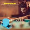Pool Chalk Holder, Chalk Holder, Aluminum Alloy Octagonal Magnetic Billiard