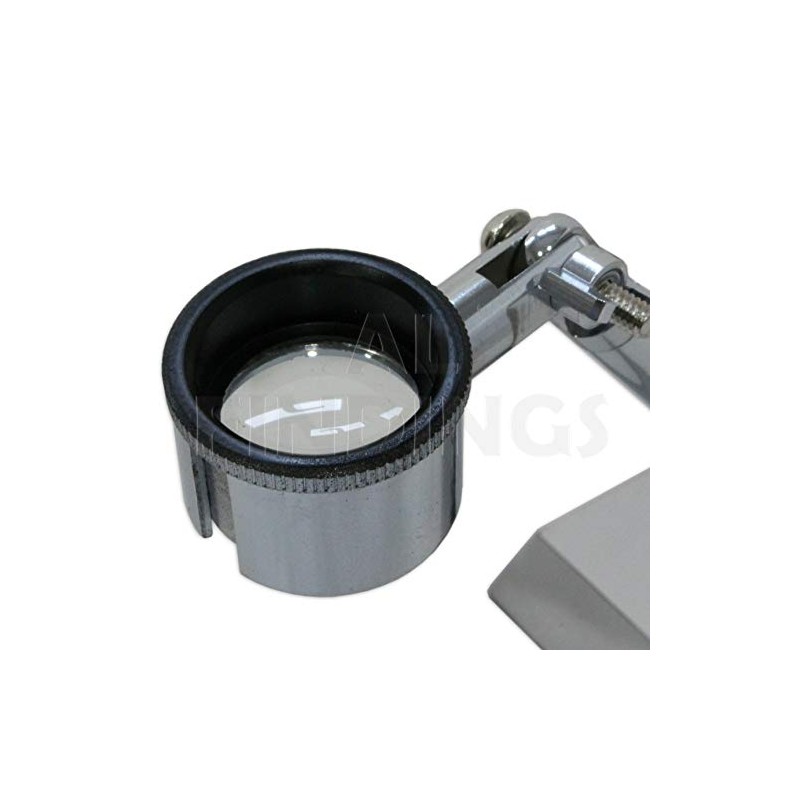 loupe magnifying eyeglass swivel adjustable head heavy base watchmakers tool