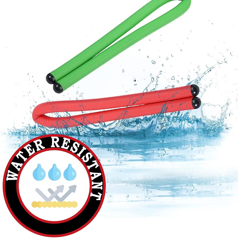 Andalus Twist Rubber Ties, 17-Inch Long, Assorted Colors, Reusable Twist