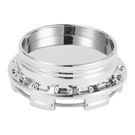 Partuto 1 Pcs 67mm 2.64" OD - Universal Car Wheel Hub Center Caps - Car SUV Trucks Auto Hub Covers Automotive Accessories Scratch Resistant Rustproof - Durable Plastic Chrome Color