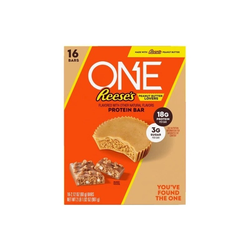 Reese's 2-PACK Reese's ONE Peanut Butter Lovers Protein Bar 16
