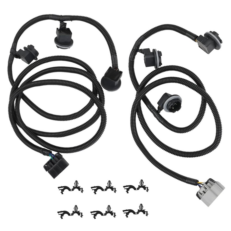 WMPHE 2 Pcs Tail Lamp Wiring Harness Compatible with Chevy