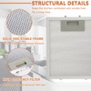 JAMHER 3 Pack W10915369 Range Hood Filter Replacement 5 Layer