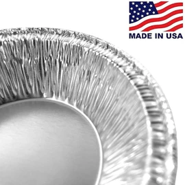pactogo 3" Disposable Aluminium Foil Tart Pans Mini Silver Baking Pie Cans