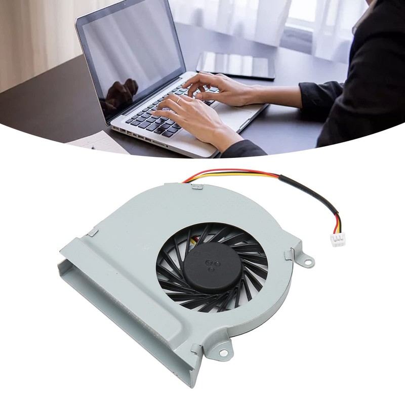 Laptop Cooling Fan Replacement, CPU Fan with 3 Pin Connector,