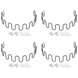 sourcing map 4Sets Upholstery Spring Replacement Kits, 17.72" Sagging Cushions Repair Kit with Clips Nails for Furniture Sofa Recliner Chair