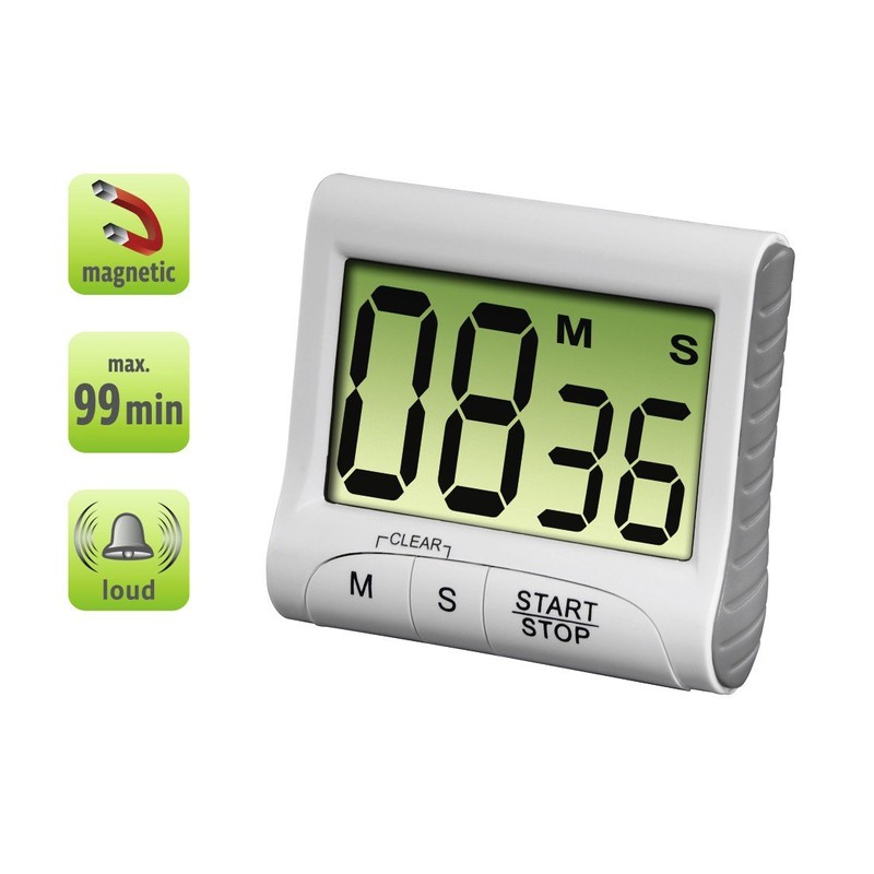 Xavax Countdown 00111319 Kitchen Timer Digital, White