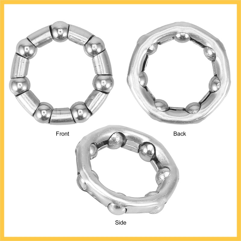 BULLSPANN 2PCS Ball Bearing Cage Crank 37.6mm x 7 Bearing
