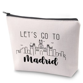 ZJXHPO Madrid Spain Vacation Gift Madrid Trip Travel Case Let’s Go To Madrid Journey Together Gift Madrid Travel Gift Madrid Trip Souvenir (Madrid)