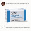 ForPro Professional Collection Bobby Pins (400-Count Approx), Bronze, 2" L,