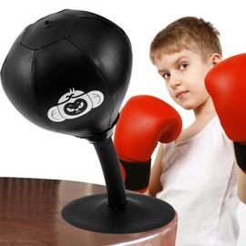 Desktop Punching Bag, Super Strong Suction Boxing Bag Speed Balls, Stress Buster Sandbag Punch Bags with Suction Cup for Office Table and Counters, Fun Gift for Kids, Teenagers, Adult(monkey)