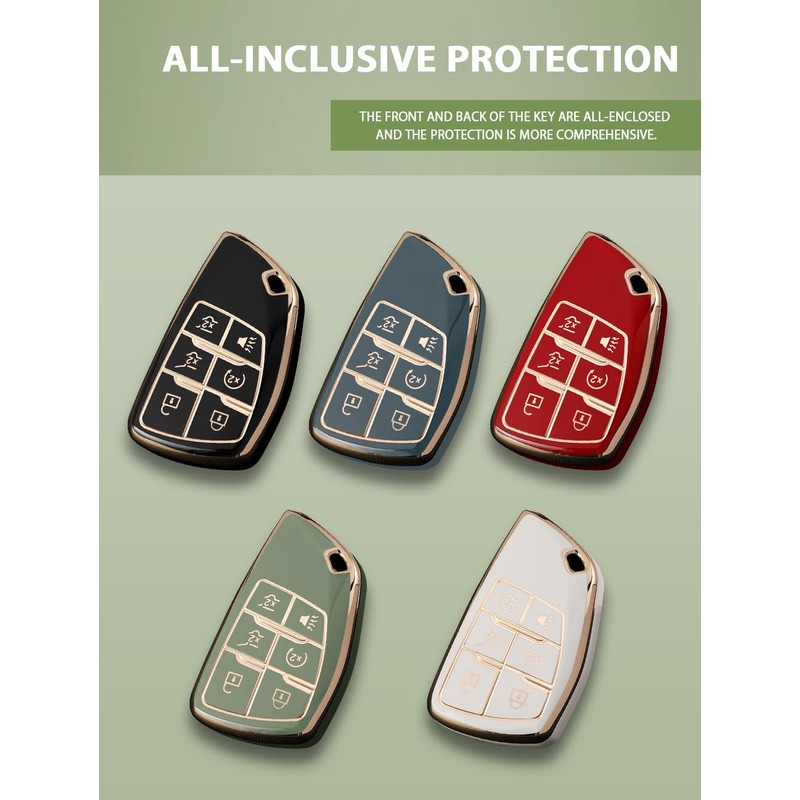 TECART Smart Key Fob Cover Fit for Buick Envision Avenir