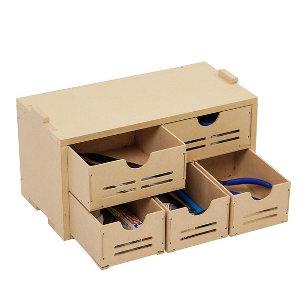 Bucasso Plastic Model Kit Tool Storage Rack, Drawer Hobby Modeling