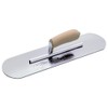 Kraft Tool CF490 Chrome No Burn Pool Trowel with Camel