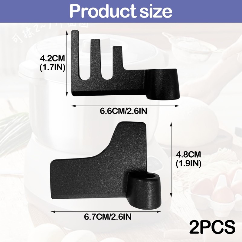 2 Pack Bread Maker Paddle for Panasonic Breadmaker, Kneading Mixing