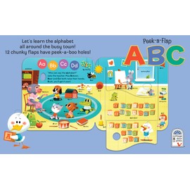 Peek-a-Flap ABC - Lift-a-Flap Board Book for Curious Minds and Little Learners; Toddlers & Kids Early Learning Alphabet Book from A to Z