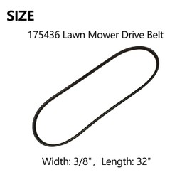 532175436 175436 Ground Drive Belt fits Husqvarna Craftsman CH1 7021 CH1 LC121FH LC221FH Lawn Mower