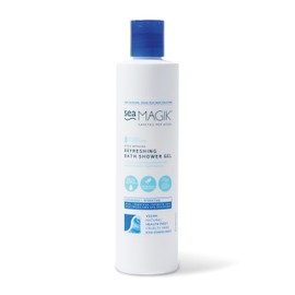 Sea Magik - Vegan Body Wash, Refreshing Spa Set with Dead Sea Salt, Allergen Free, Multipurpose, for All Skin Types, Hydrating, Soothes Psoriasis and Eczema, Cruelty Free (300ml)