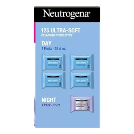 Toallitas Removedoras De Maquillaje Neutrógena 5 Pack / 125