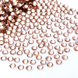 1440Pcs Champagne Crystal Rhinestones,Glass Flatback Rhinestones Gemstones for Nail Face Makeup Art Crafts Clothes Decoration -(SS12,3.0mm,Champagne)