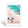 Stonehouse Collection Beach Thank You Note Cards, Coastal Card, Let