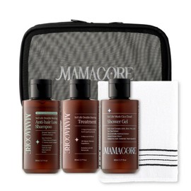 Mamakore Sol Life Case Spa Travel Travel Kit Shampoo + Treatment + Body Wash + Scrub Towel, 4 types, 1 set / 마마꼬레 쏠 라이프 케이스파 트래블 여행용 키트 샴푸+트리트먼트+바디워시+스크럽타월 4종, 1세트