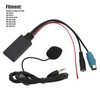 Car Bluetooth5.0 AUX Module Handsfree Mic ABS Wearproof Antiaging for