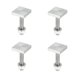 X AUTOHAUX 4pcs Car Roof Rack T Shaped Bolt Rooftop Cargo Carrier Rack Bolt