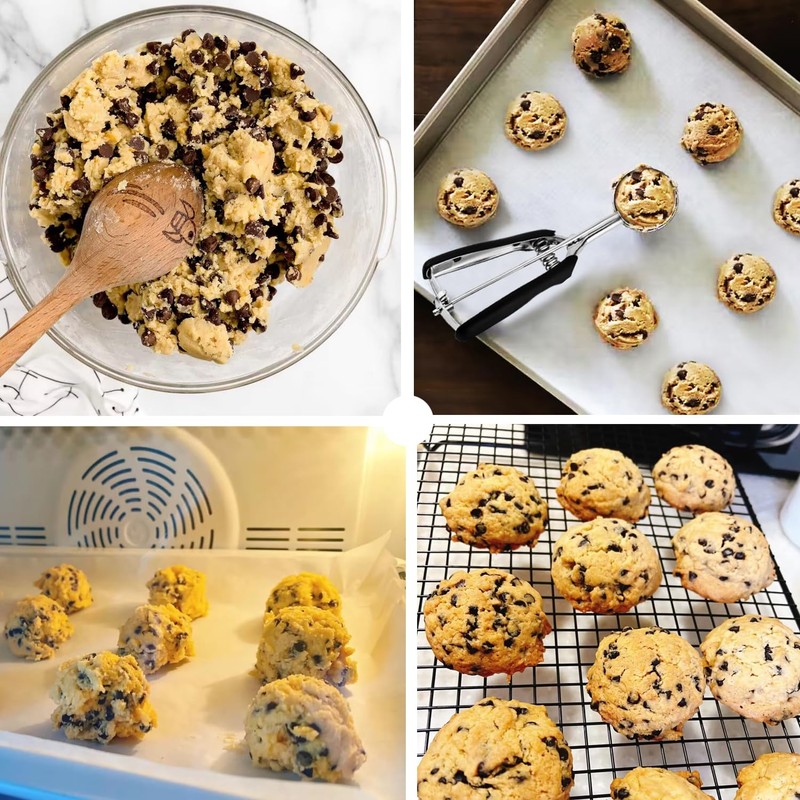 JUNADAEL J Mini Cookie Scoop, Extra Small,1 Tsp Cookie Dough