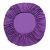 Fitted Sheet 25CM Deep Bed Sheet Single Size 90X190CM Purple