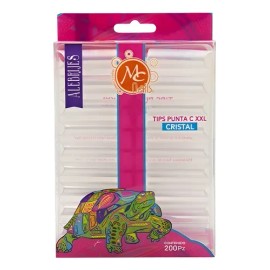 Tips Extralargos Curva C Xxl 200 Pz , Mc Nails