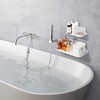 MfhdgXAvs 2Pcs Foldable Floating Shelves for Wall, No Drill Adhesive