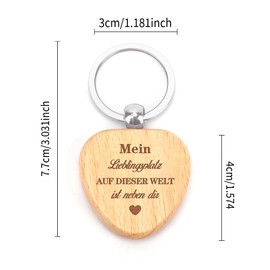 Gifts for girlfriend, gifts for couples, couple gifts, anniversary gift for him, gift girlfriend birthday, wooden key ring, Christmas gifts for girlfriend, Valentine's Day gifts,