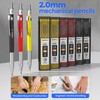 Nicpro 44 Pack CP3000 Carpenter Pencils with Sharpener, Mechanical Carpenter