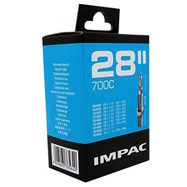 Impac Unisex's SV28 Inner Tube, Black, 700 x 47c-40mm Valve